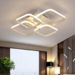 New led Chandelier Lights For Living Room Dining Kitchen Bedroom  Home Modern Rectangle Ceiling Lamp Lighting Fixtures