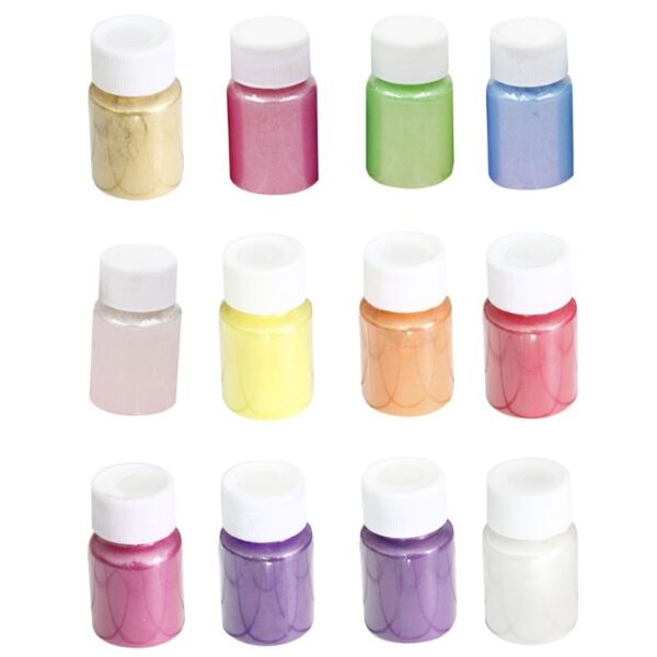 20 Colors Mica Powder Epoxy Resin Dye Pearl Pigment Natural Mica Mineral Powder for DIY Jewelry Making Crafts Dropship