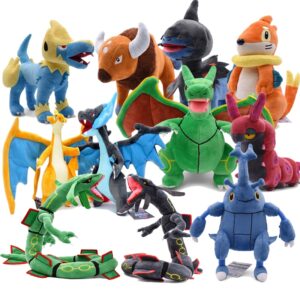 18-80CM Scolipede Deino Heracross Manectric Rayquaza Charizard Mega X&Y Buizel Tauros Plush Toys Soft Stuffed Doll Kids Gift