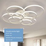 New led Chandelier Lights For Living Room Dining Kitchen Bedroom  Home Modern Rectangle Ceiling Lamp Lighting Fixtures