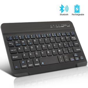 Mini Wireless Keyboard Bluetooth Keyboard For ipad Phone Tablet Rubber keycaps Rechargeable keyboard For Android ios Windows