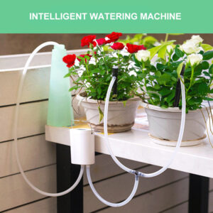 Intelligent Garden Automatic Watering Pump Controller Indoor Plants Drip Irrigation Device Water Pump Timer System Solar Energy