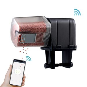 SUNSUN Automatic Aquarium Food Feeder Remote Control WIFI Wireless Fish Tank Auto Timer Fish Feeder Aquarium Accessories 170ml