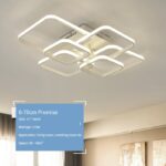 New led Chandelier Lights For Living Room Dining Kitchen Bedroom  Home Modern Rectangle Ceiling Lamp Lighting Fixtures