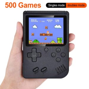 New Built-in 500 Games 800mAh Battery Retro Video Handheld Game Console 3.0 Inch LCD Game Player for Child