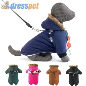 Warm Winter Pet Dog Clothes For Small Dogs Pets Puppy Costume French Bulldog Outfit Coat Waterproof Jacket Chihuahua Clothing