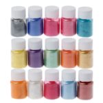 20 Colors Mica Powder Epoxy Resin Dye Pearl Pigment Natural Mica Mineral Powder for DIY Jewelry Making Crafts Dropship