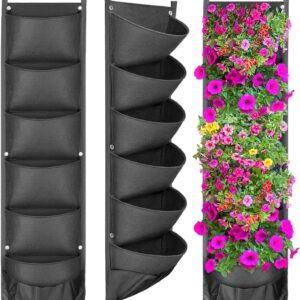 NEW DESIGN Vertical Hanging Garden Planter Flower Pots Layout Waterproof Wall Mount Hanging Flowerpot Bag Indoor Outdoor Use