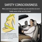 Car Seat Belt Adjuster for Pregnancy Driving Confort and Safety Pregnant Car Accessories Protect Unborn Baby, Maternity Mom Bell